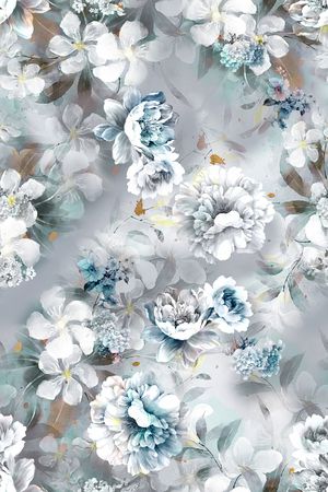 花卉印花花型图片