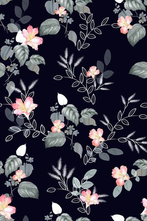 花卉印花花型图片