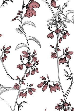 植物印花花型图片