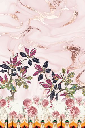 定位花印花花型图片