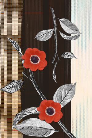 定位花印花花型图片