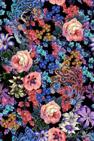 女装印花花型图片