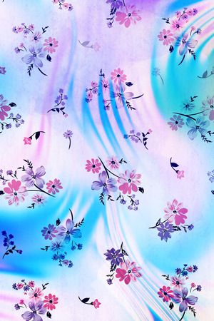 定位花印花花型图片