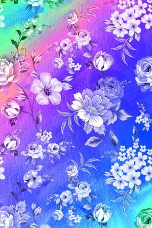 定位花印花花型图片