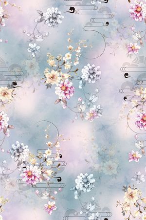 花卉印花花型图片