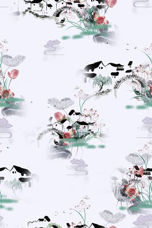 花卉印花花型图片