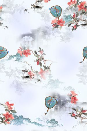 花卉印花花型图片