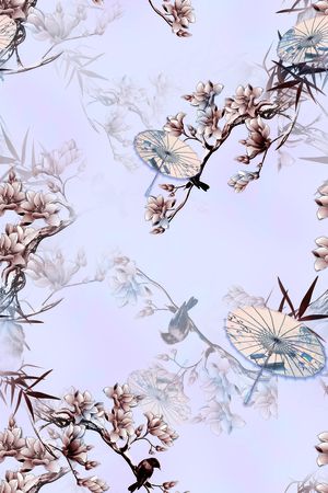 花卉印花花型图片