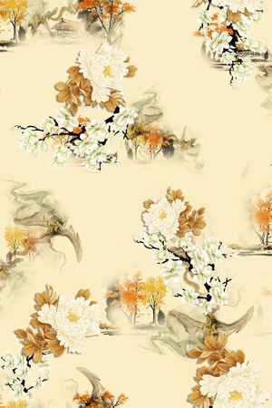 花卉印花花型图片