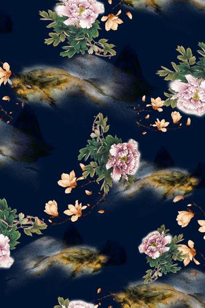 花卉印花花型图片