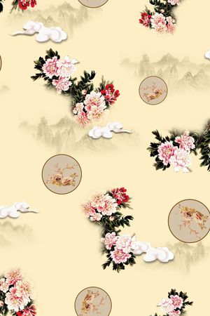 花卉印花花型图片