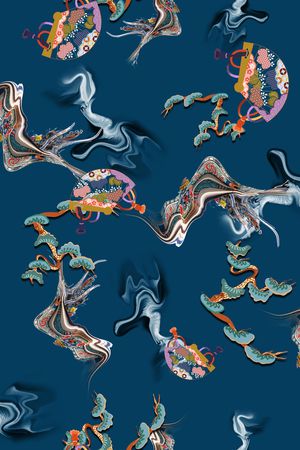花卉印花花型图片
