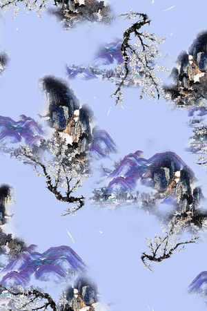 花卉印花花型图片