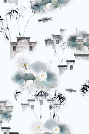 花卉印花花型图片