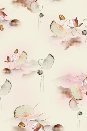 花卉印花花型图片