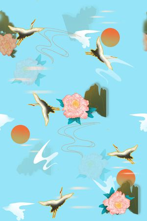 花卉印花花型图片