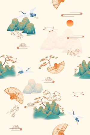 花卉印花花型图片