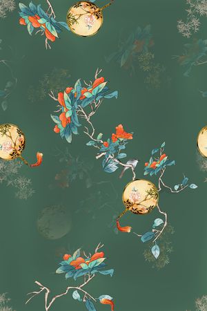 花卉印花花型图片