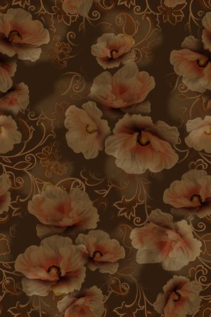 花卉印花花型图片