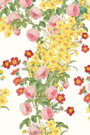 动物花卉印花花型图片