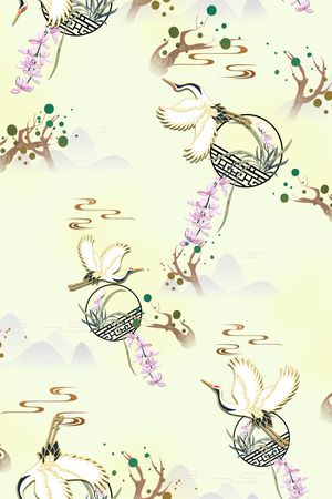 花卉印花花型图片