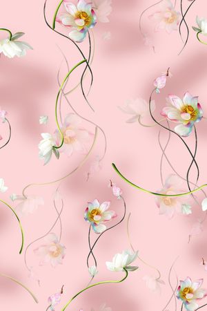 花卉印花花型图片