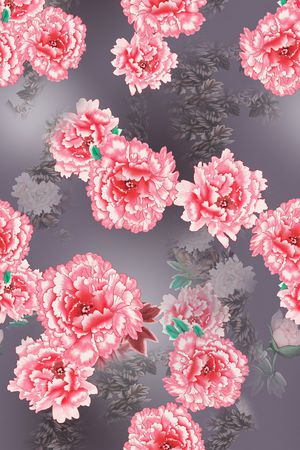 花卉印花花型图片
