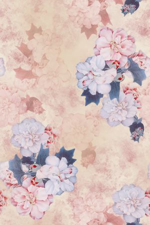 花卉印花花型图片