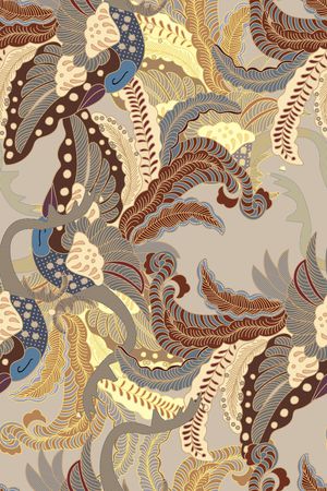 佩斯利印花花型图片