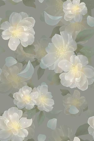 花卉印花花型图片