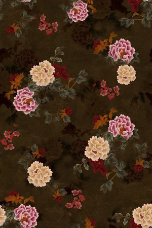 花卉印花花型图片