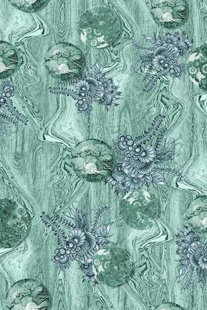 民族风印花花型图片