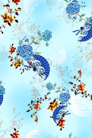 花卉印花花型图片