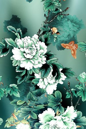 香云纱印花花型图片