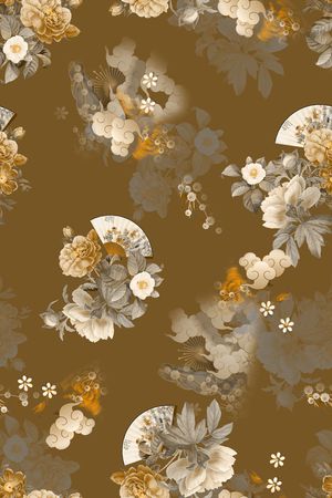 花卉印花花型图片