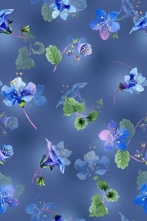 花卉印花花型图片