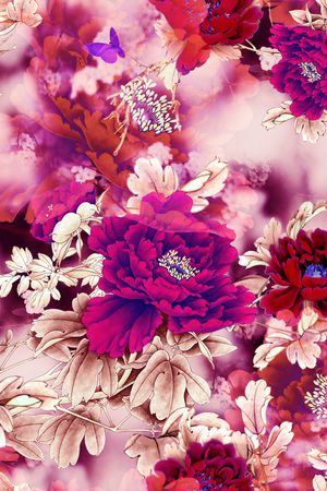 香云纱印花花型图片
