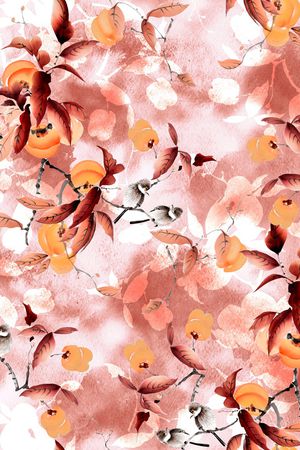 香云纱印花花型图片