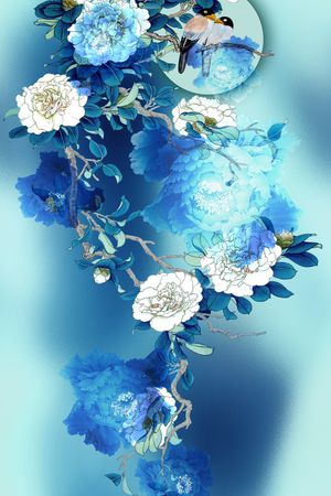 香云纱印花花型图片