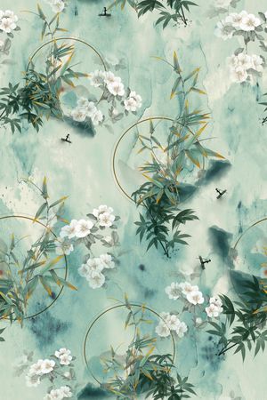 花卉印花花型图片