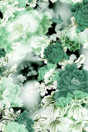 香云纱印花花型图片