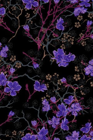 数码花型印花花型图片