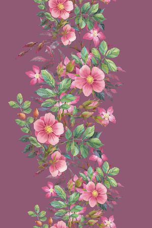 绿植树叶印花花型图片