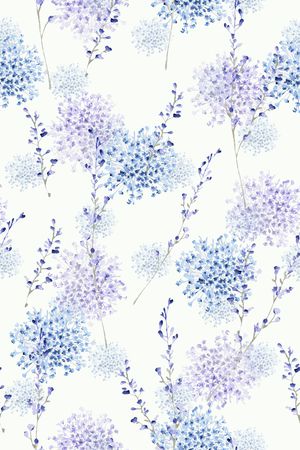 水彩印花花型图片