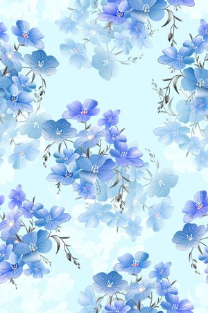 花卉印花花型图片