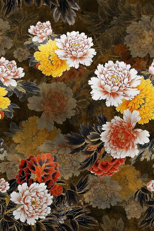 花卉印花花型图片
