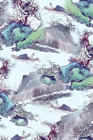 民族风印花花型图片