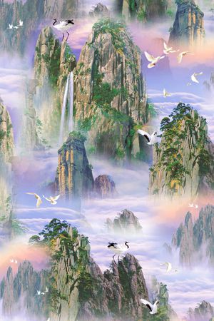 民族风印花花型图片