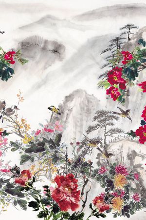 工笔印花花型图片