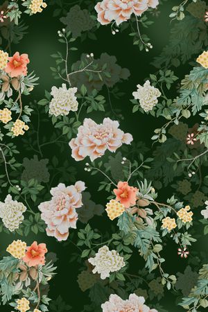 花卉印花花型图片